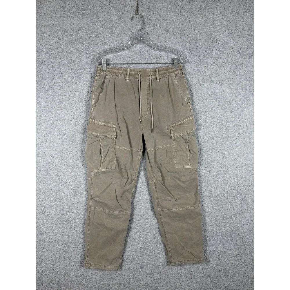American Eagle Pants Mens Size S‎ Flex Cargo Elastic Waist Stretch Pockets